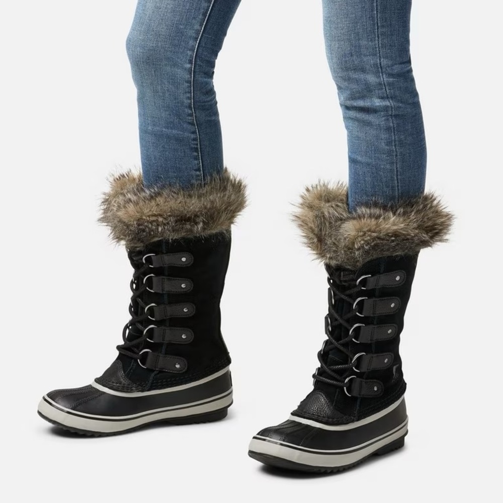Sorel Joan Of Arctic Shearling Mid Calf Waterproof Boots